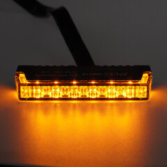 PROFI SLIM výstražné LED světlo vnější, do mřížky, oranžové, 12-24V, ECE R65 911-NR7