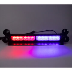 PREDATOR LED vnitřní, 12x3W, 12-24V, modro-červený, 353mm, ECE R10