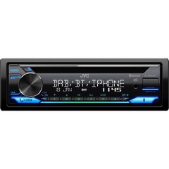 JVC DAB+ / FM autorádio s CD/Bluetooth/USB/AUX/odním.panel/multicolor KD-DB922BT