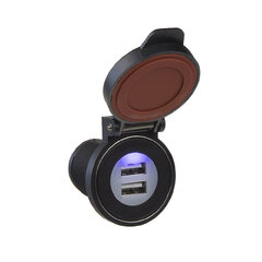 2x USB zásuvka s magnetem ve voděodolném držáku max 2x 2,4 A