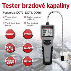 Profesionální tester brzdové kapaliny s LCD 45112