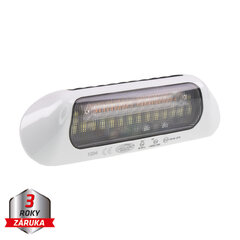 LED světlo nástěnné s výstražným světlem, bílé, 48W, ECE R65 wl-B035W