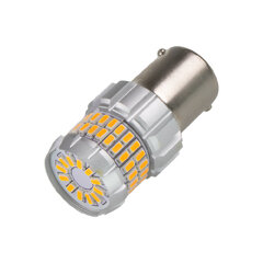 LED BA15s oranžová, 12V, 60LED/3014SMD, 360° 951016ora