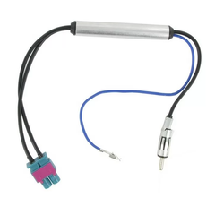 2DIN Anténní adaptér - dvojitá FAKRA zásuvka a DIN vidlice CE002