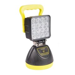 AKU LED světlo s magnetem, bílá/oranžová, 16x3W wl-Li09dual