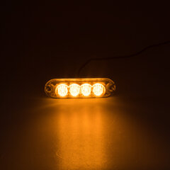 PREDATOR 4x3W LED, 12-24V, oranžový, ECE R65