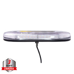 Mini LED rampa, oranžová, 48xLED, 12-24V, ECE R65, pevná montáž sre2-865fix