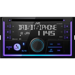 JVC DAB+ / FM 2DIN autorádio s CD/USB/AUX/Bluetooth/Multicolor KW-DB95BT