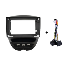 Redukční rámeček 10,1" s kabeláží pro Toyota Aygo, Citroen C1, Peugeot 107 CHRKXPG107101