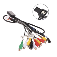 4G RCA Kabeláž s napájením ventilátoru CHR1002