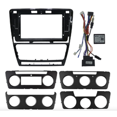KXSKDOTV101B Rámeček s napájecím kabelem pro 10,1" autorádio do Škoda Octavia 2 CHR1634