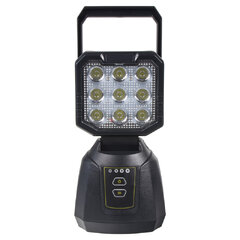 AKU LED světlo s magnetem, powerbanka, 9x3W, 263x110mm