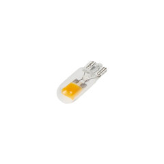 COB LED T10 teplá bílá, 12V, celosklo 95cob-t10-3w