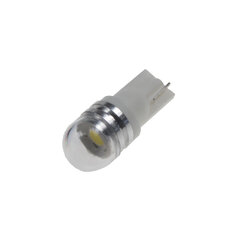 LED T10 bílá, 12V, 1LED/3SMD s čočkou 952004