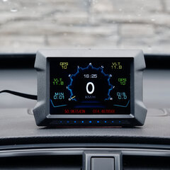 Palubní DISPLEJ 3,5" LCD, GPS měřič rychlosti s vestavěným víceosým gyroskopem a přísavkou se141