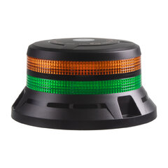 LED maják, 12-24V, 48xLED zelený/oranžový, pevná montáž, ECE R65 wl833FIXgo LED maják, 12-24V, 48xLED zelený/oranžový, pevná montáž, ECE R65 wl833FIXgo
