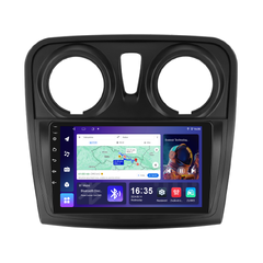 Isudar 2DIN autorádio T68B-IEV82 Android, Dacia Logan II, Sandero II s kulatými průduchy T68B-UN06M/A7105
