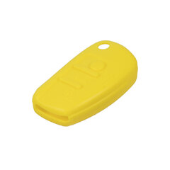 Silikonový obal pro klíč Audi 3-tlačítkový, žlutý 481au106yel