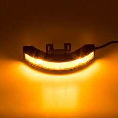 Výstražné LED světlo vnější, 12-24V, 12x3W, oranžové, ECE R65 kf187