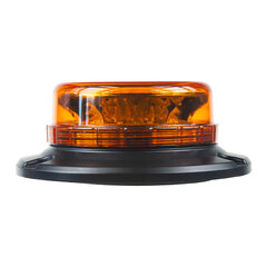 LED maják, 12-24V, 12x3W oranžový, magnet, ECE R65 wl140s