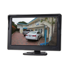 LCD monitor 5" černý na palubní desku s možností instalace na HR držák 80063