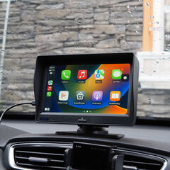 Monitor 7" s Apple CarPlay, Android auto, Bluetooth, DUAL DVR ds-755cadvr