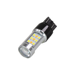 LED T20 (7443) bílá/oranžová, 12V, 33LED/2835SMD, Switchback 95250wo