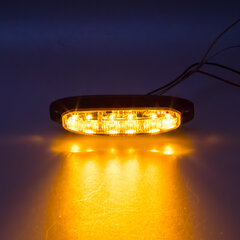 PROFI výstražné LED světlo vnější, oranžové, 12-24V, ECE R65 911-x6