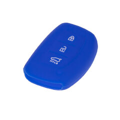 Silikonový obal pro klíč Hyundai a Kia 3-tlačítkový, modrý 481hy104blu