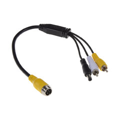 Kabel video 4pin samec /RCA samec + DC SVkabRCA2