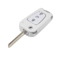 Náhr. obal klíče pro Hyundai i30, ix35, Kia 3-tlačítkový, bílý 48hy102wht