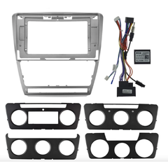 KXSKDOTV101S Rámeček s napájecím kabelem pro 10,1" autorádio do Škoda Octavia 2 CHR2476