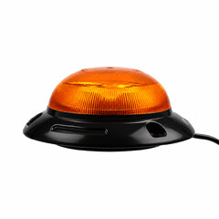 LED maják, 12-24V, 16x3W oranžový, magnet, ECE R65 wl142