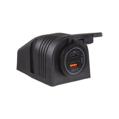 USB + USB-C zásuvka voděodolná v přídavném panelu 34525.2