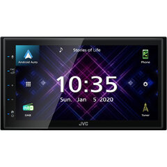 JVC 2DIN DAB+ / FM autorádio/6,8" displej/USB/AUX/Bluetooth/Apple CarPlay / Android Auto KW-M565DBT