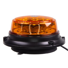 LED maják, 12-24V, 12x1W oranžový, magnet, ECE R65 wl180m2