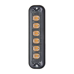 PREDATOR 6x4W LED vertikální, 12-24V, oranžový, ECE R65 br006AV