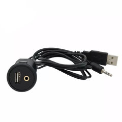 MY1121 Prodlužovací kabel AUX/USB 100cm MY1121