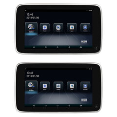 Set LCD monitorů 10,8" OS Android/USB/SD s držákem na opěrku pro VOLVO ds-x108vo