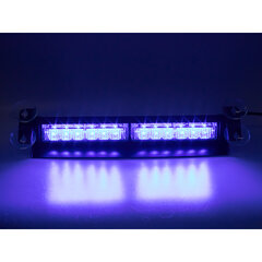 x PREDATOR LED vnitřní, 12x3W, 12-24V, modrý, 356mm, ECE R10 kf752blue