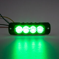 PROFI výstražné LED světlo vnější, zelené, 12-24V, ECE R10 CH-040G