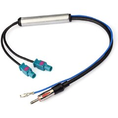 SINGPLY Anténní adaptér s napájením zesilovače pro dvojitý konektor antény CHR3086