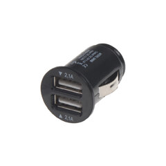 Autoadaptér mini 2 x USB 12/24V, max 2.1A 34550