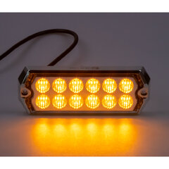 PROFI SLIM výstražné LED světlo vnější, oranžové, 12-24V, ECE R10 KF01036
