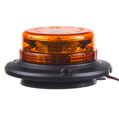 LED maják, 12-24V, 12x3W oranžový, magnet, ECE R65 wl140
