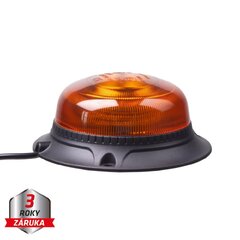 LED maják, 12-24V, 18xLED oranžový, magnet, ECE R65 wl821