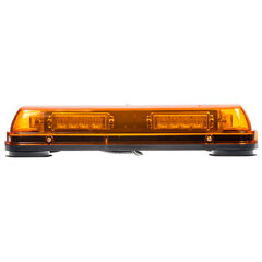 LED rampa, oranžová, magnet, 24x LED 1W, ECE R10 kf12m