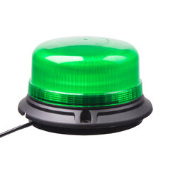 LED maják, 12-24V, 36xLED zelený, magnet, ECE R10 wl812green