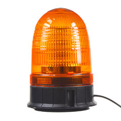 LED maják, 12-24V, 18x3W, oranžový magnet, ECE R65