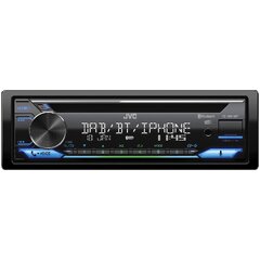 JVC DAB+ / FM autorádio s CD/Bluetooth/USB/AUX/odním.panel/multicolor KD-DB912BT